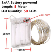 Load image into Gallery viewer, LED Night Light USB Powered LED Fairy Lights Garland Home Decor Bedroom LED Lamp Office LED Night Lamp Novel Light Gift For Kids