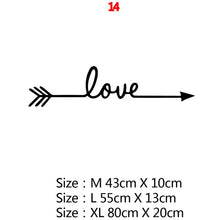 Load image into Gallery viewer, New Design Lovers Quotes Wall Sticker For Bedroom Decor Decals Room Decoration Stickers Sweet Home Girls Room Mural Wallpaper