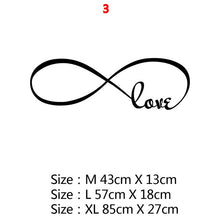 Load image into Gallery viewer, New Design Lovers Quotes Wall Sticker For Bedroom Decor Decals Room Decoration Stickers Sweet Home Girls Room Mural Wallpaper