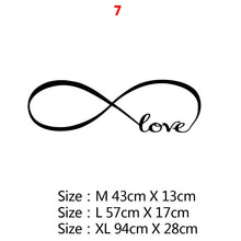 Load image into Gallery viewer, New Design Lovers Quotes Wall Sticker For Bedroom Decor Decals Room Decoration Stickers Sweet Home Girls Room Mural Wallpaper