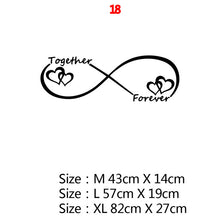 Load image into Gallery viewer, New Design Lovers Quotes Wall Sticker For Bedroom Decor Decals Room Decoration Stickers Sweet Home Girls Room Mural Wallpaper