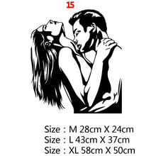 Load image into Gallery viewer, New Design Lovers Quotes Wall Sticker For Bedroom Decor Decals Room Decoration Stickers Sweet Home Girls Room Mural Wallpaper