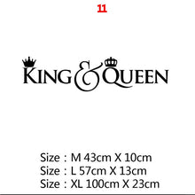 Load image into Gallery viewer, New Design Lovers Quotes Wall Sticker For Bedroom Decor Decals Room Decoration Stickers Sweet Home Girls Room Mural Wallpaper