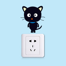 ギャラリービューアに画像を読み込み、 XXYYZZ DIY funny Cute Sleeping Cat Dog Switch Stickers Wall Stickers Decal Home Decoration Bedroom Living Room Parlor Decoration
