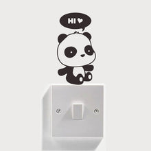 ギャラリービューアに画像を読み込み、 XXYYZZ DIY funny Cute Sleeping Cat Dog Switch Stickers Wall Stickers Decal Home Decoration Bedroom Living Room Parlor Decoration
